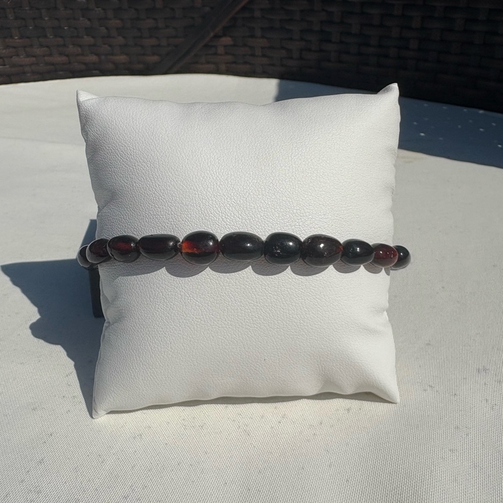 Ajustable Dark Amber Bracelet